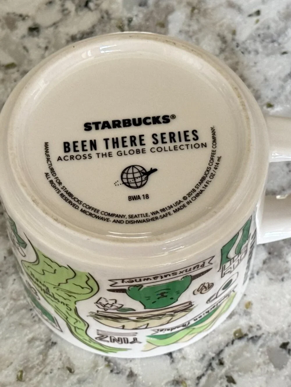 Starbucks Pennsylvania Been There Series 2018 Retired 14oz Mug NWOB